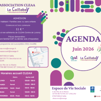 Programme Espace de Vie Sociale Juin