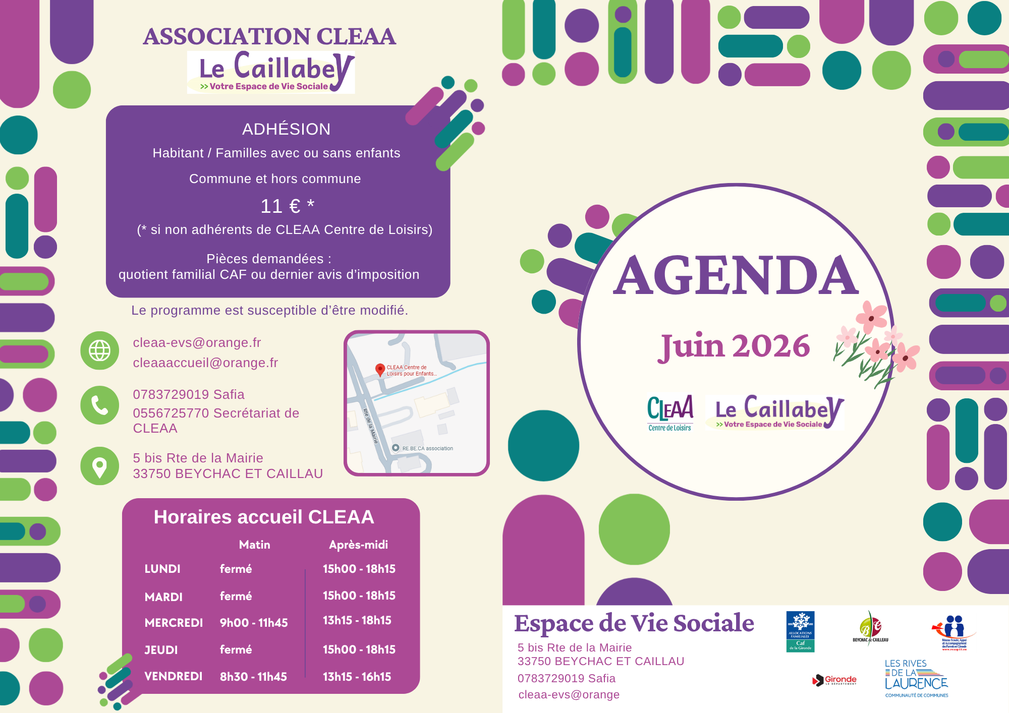 2026.06 EVS CLEAA AGENDA Le Caillabey Juin 26 1