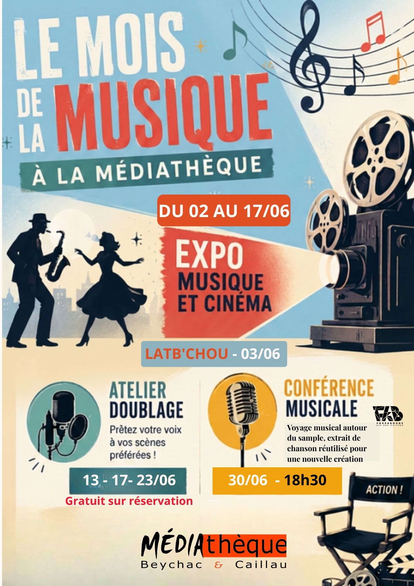 2026.06 MEDIATHEQUE Affiche mois de la musique