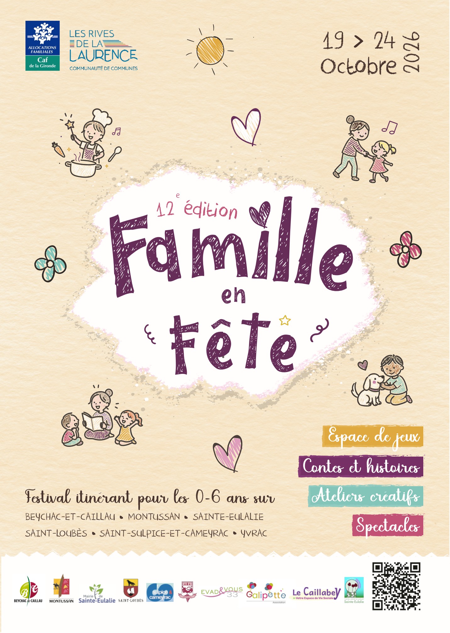 Famille en fête